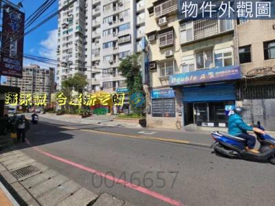 近全聯燦坤的大面寬邊間三角窗黃金店面視意圖